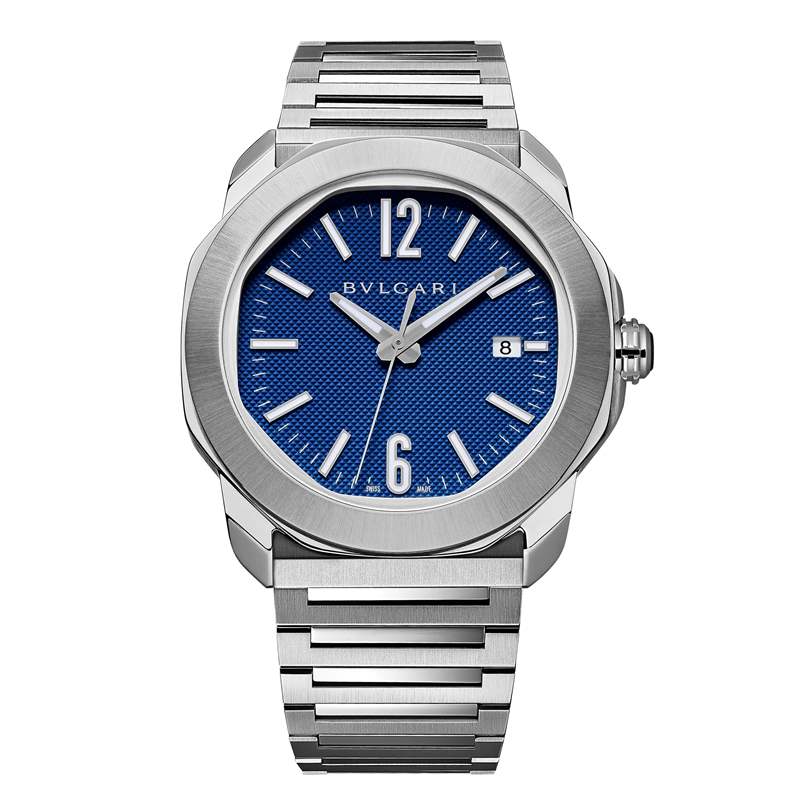 寶格麗推出全新Octo Roma系列腕表：巴黎釘紋表盤、中央飛行陀飛輪、虎眼石鑲嵌機芯-復刻表