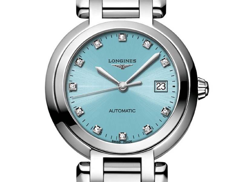 『新表』浪琴推出PrimaLuna女士腕表新作：冰藍與櫻粉-復(fù)刻表