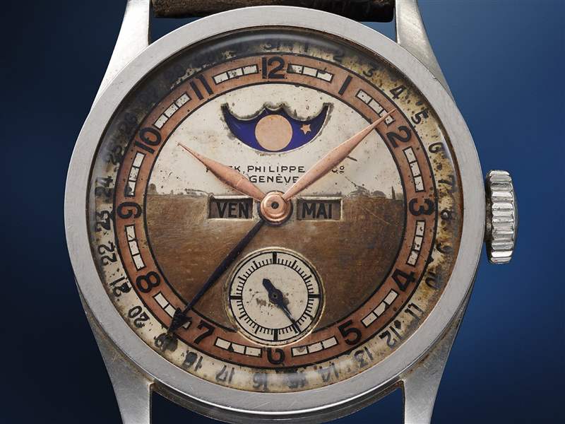 據(jù)稱為末代皇帝溥儀擁有的Patek Philippe Ref. 96QL鉑金腕表4885萬港幣拍賣成交-復(fù)刻表