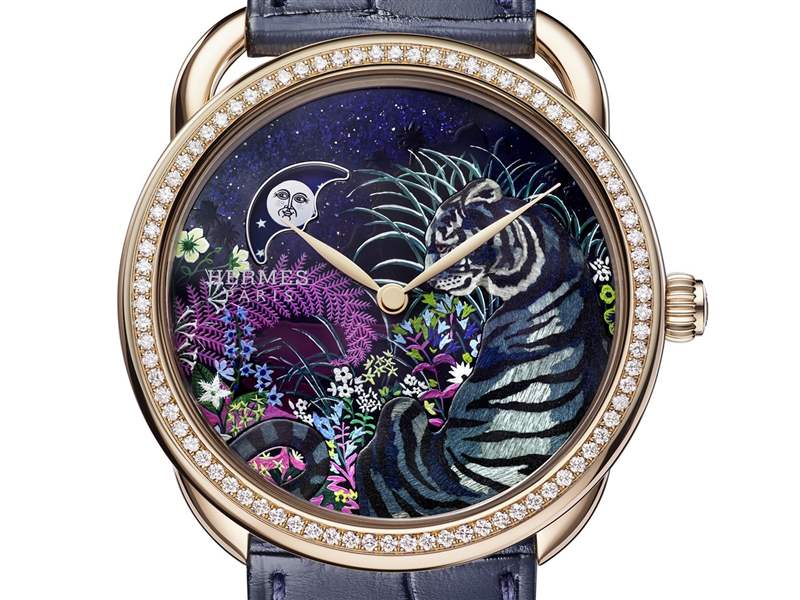 Hermès舉行「鐫刻時光」高級鐘表展：關(guān)于時間的奇思妙想-復(fù)刻表