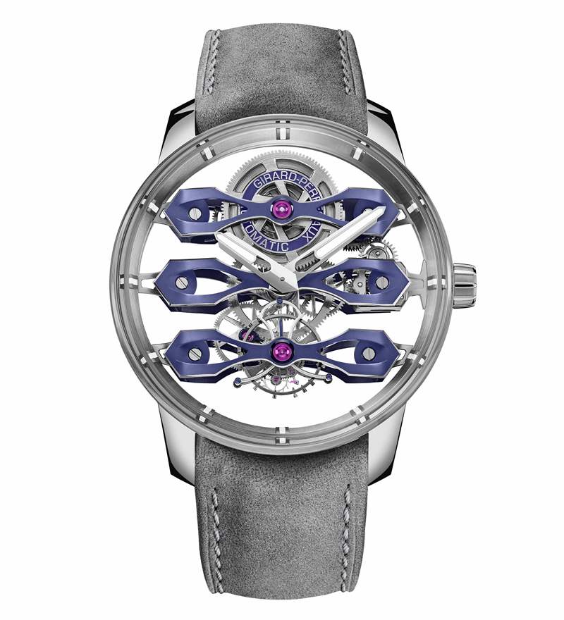 Bucherer推出3枚Bucherer Blue時計新作：Girard-Perregaux、H. Moser & Cie.和L’Epe?e合作版-復刻表