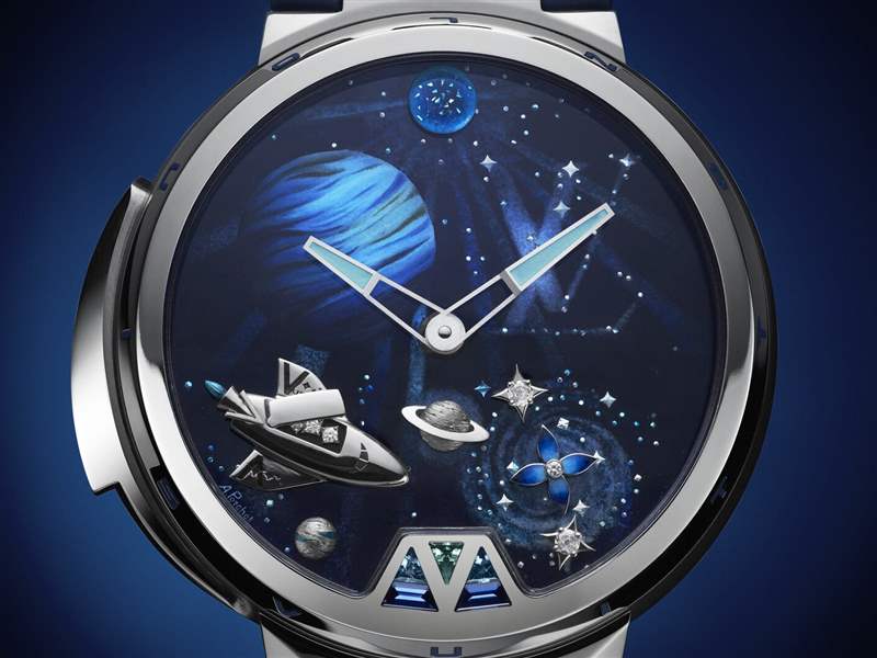 Louis Vuitton推出Tambour Jacquemart Minute Repeater 200 Years三問報時腕表：太空漫游-復(fù)刻表