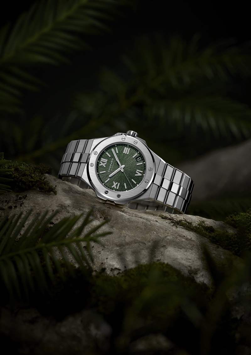 Chopard推出Alpine Eagle系列腕表新作：綠色表盤(pán)，33mm女士腕表-復(fù)刻表