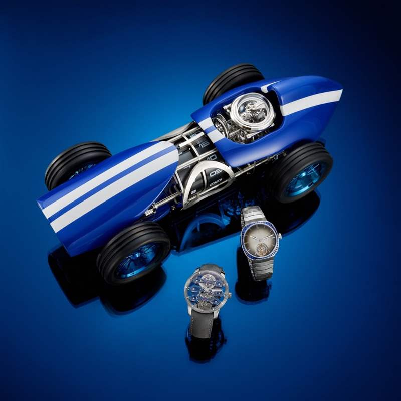 Bucherer推出3枚Bucherer Blue時計新作：Girard-Perregaux、H. Moser & Cie.和L’Epe?e合作版-復刻表