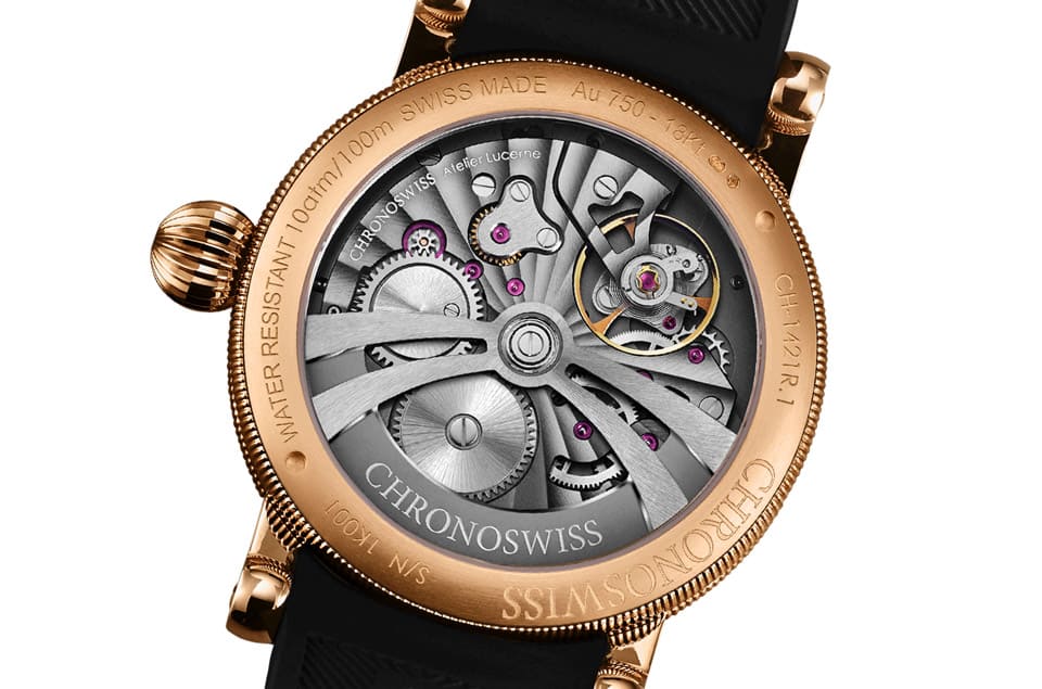 CHRONOSWISS瑞寶回歸臺(tái)灣市場(chǎng)創(chuàng)立40周年呈獻(xiàn)限量大作Delphis Oracle手表-復(fù)刻表