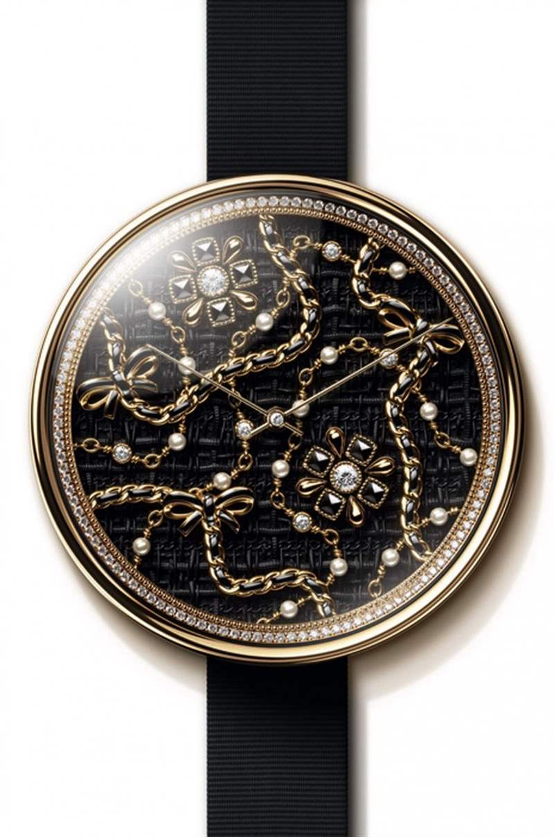 香奈兒高級(jí)制表與高級(jí)訂制服的邂逅Mademoiselle Privé腕表系列-復(fù)刻表