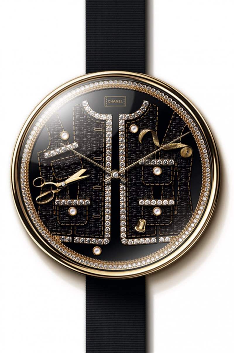 香奈兒高級(jí)制表與高級(jí)訂制服的邂逅Mademoiselle Privé腕表系列-復(fù)刻表