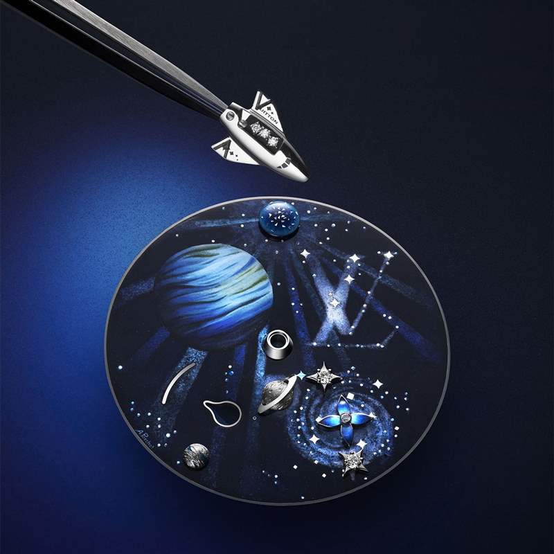 Louis Vuitton推出Tambour Jacquemart Minute Repeater 200 Years三問報時腕表：太空漫游-復(fù)刻表