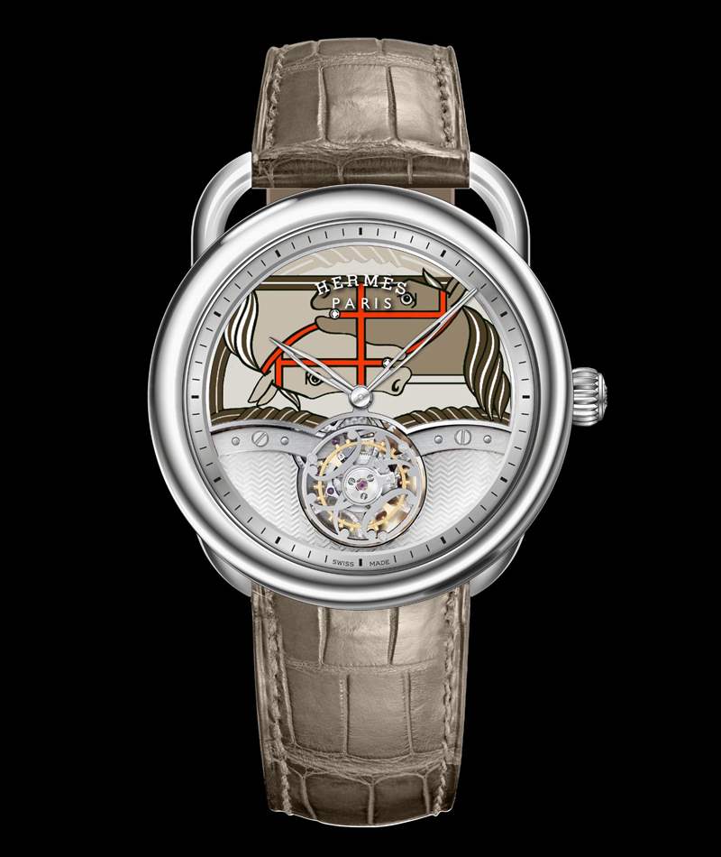 Hermès舉行「鐫刻時光」高級鐘表展：關(guān)于時間的奇思妙想-復(fù)刻表