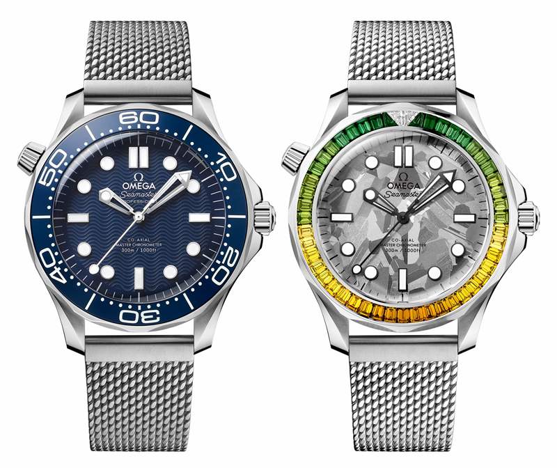 歐米茄推出2枚Seamaster Diver 300M 60 Years Of James Bond潛水腕表：007系列電影上映60周年-復刻表
