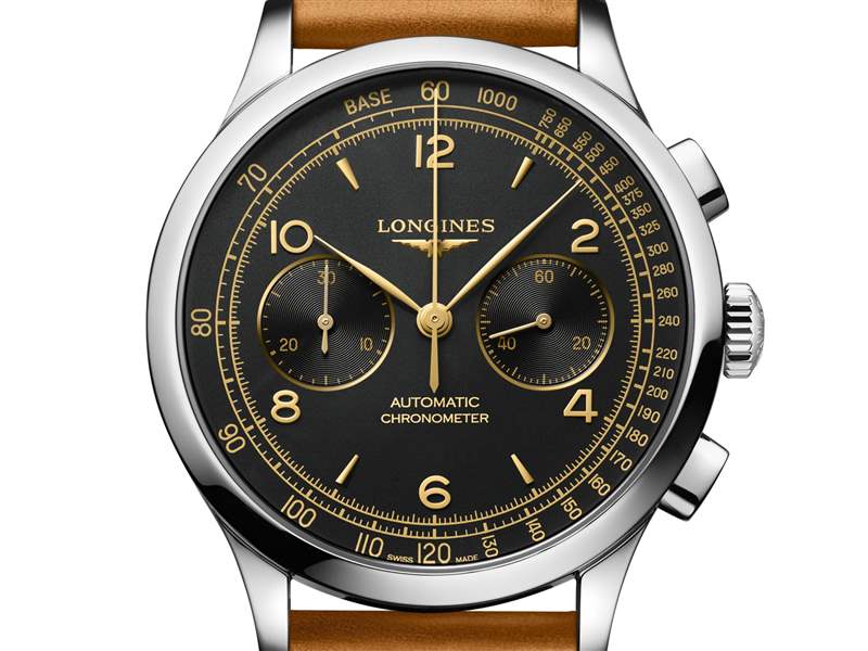 浪琴推出Record Heritage復(fù)古風(fēng)格計時碼表：四十年代靈感-復(fù)刻表