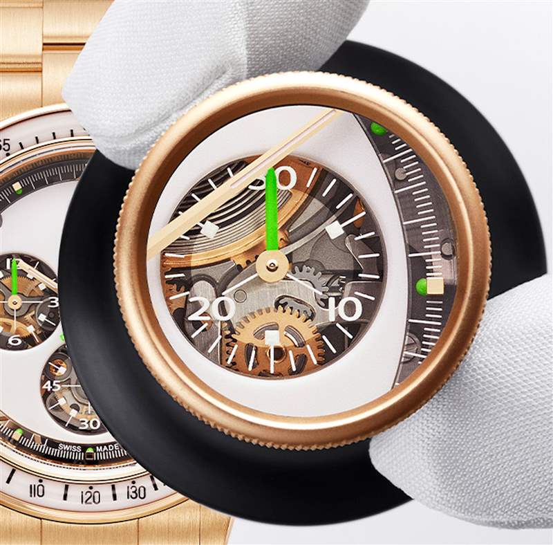 Maroon 5主音改裝Daytona勁有Taste！霓虹綠鏤空勞力士極具觀賞性-復刻表