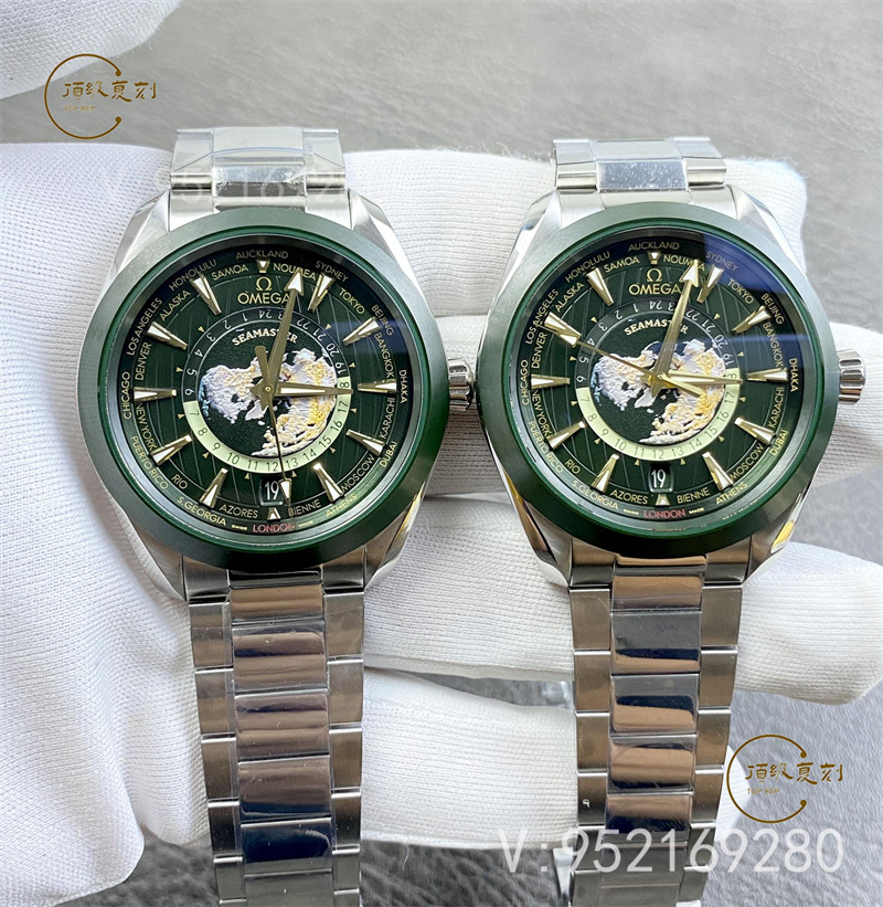 VS廠歐米茄海馬150綠圈世界時腕表值得入手嗎-復刻表
