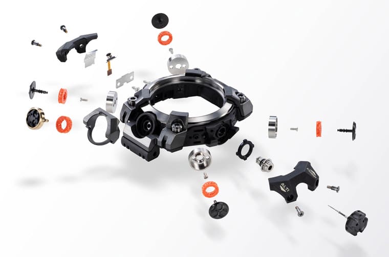 G-SHOCK MUDMASTER金屬搭碳纖維樹脂強化保護性內建三重感測器探險很放心-復刻表