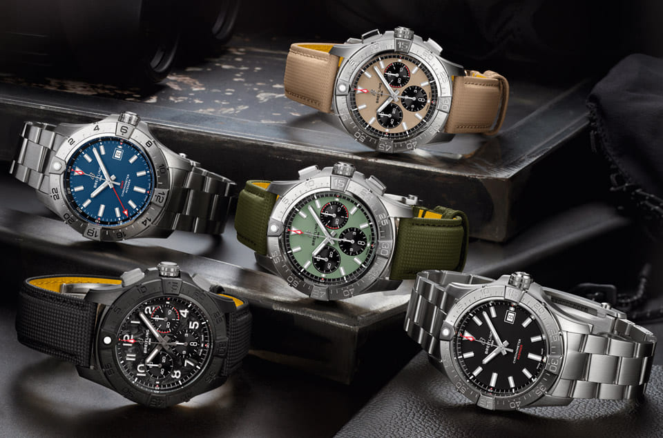 百年靈Avenger復仇者系列新品登場計時、世界時區到三針一應俱全-復刻表