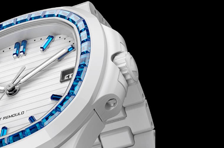 「白陶瓷搭彩色寶石」百達翡麗金鷹5711掀起高級運動表奢華風-復刻表