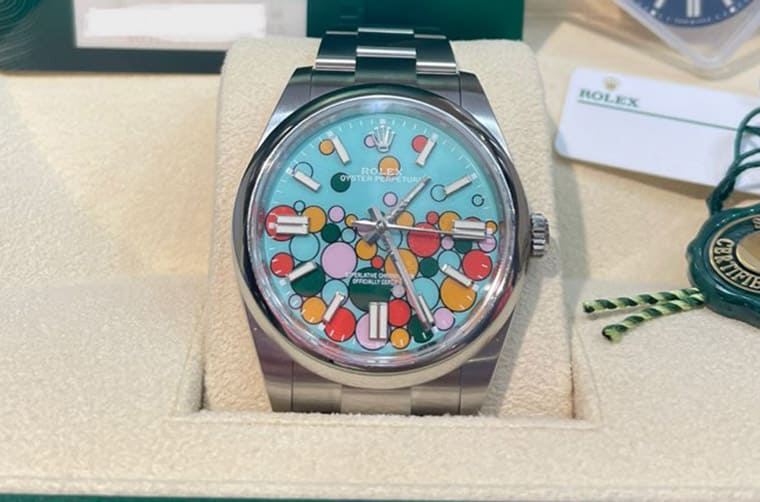 勞力士Oyster Perpetual綠漆面、彩色氣泡面各型號(hào)原廠價(jià)格與最新行情（2023年11月更新）-復(fù)刻表