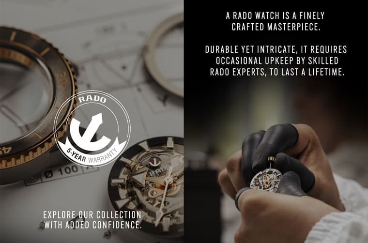 RADO雷達(dá)表將保固期從2年延長至5年但入手時(shí)間點(diǎn)要特別注意-復(fù)刻表