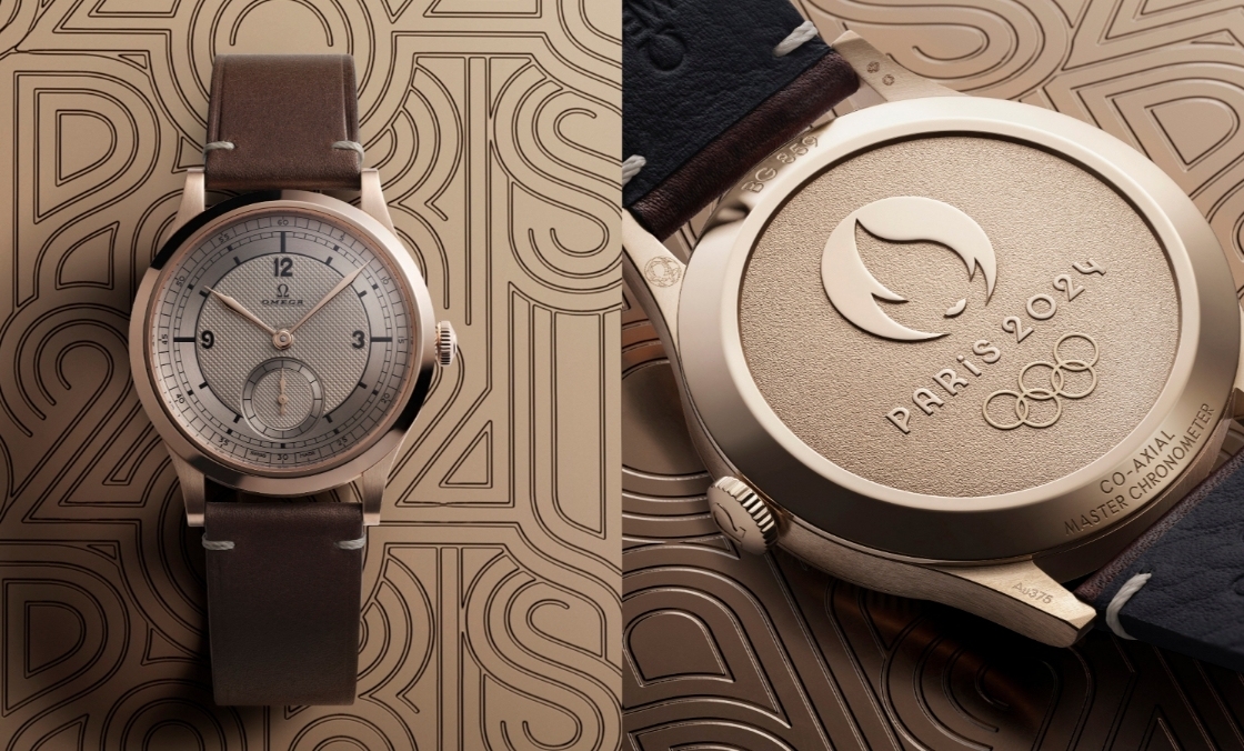 青銅金再現(xiàn)CK 859復(fù)古設(shè)計(jì)，向奧運(yùn)獎(jiǎng)牌致敬！ OMEGA加推巴黎2024年奧運(yùn)會(huì)青銅金腕表-復(fù)刻表