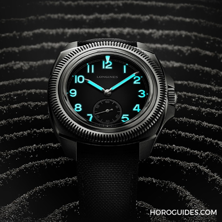 浪琴24年推出Pilot Majetek限量版五級(jí)鈦金屬手表-復(fù)刻表