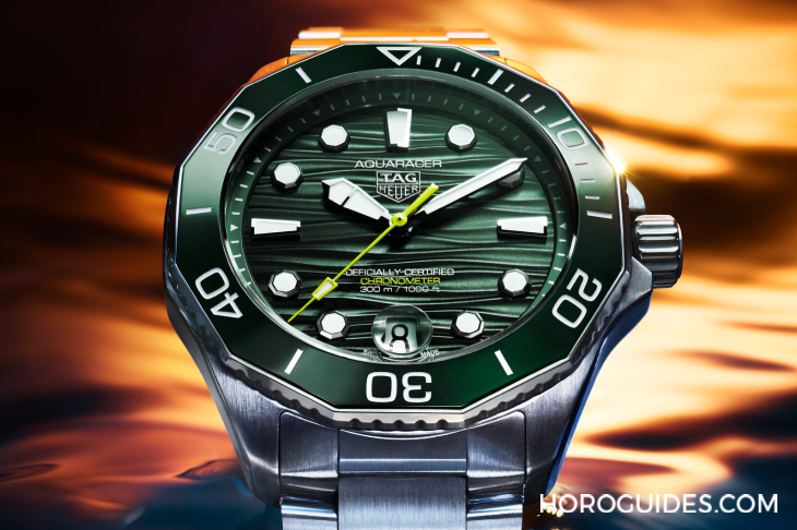 潛水猛將升級(jí)！ TAG HEUER推出全新Aquaracer Professional 300日期腕表與GMT腕表-復(fù)刻表