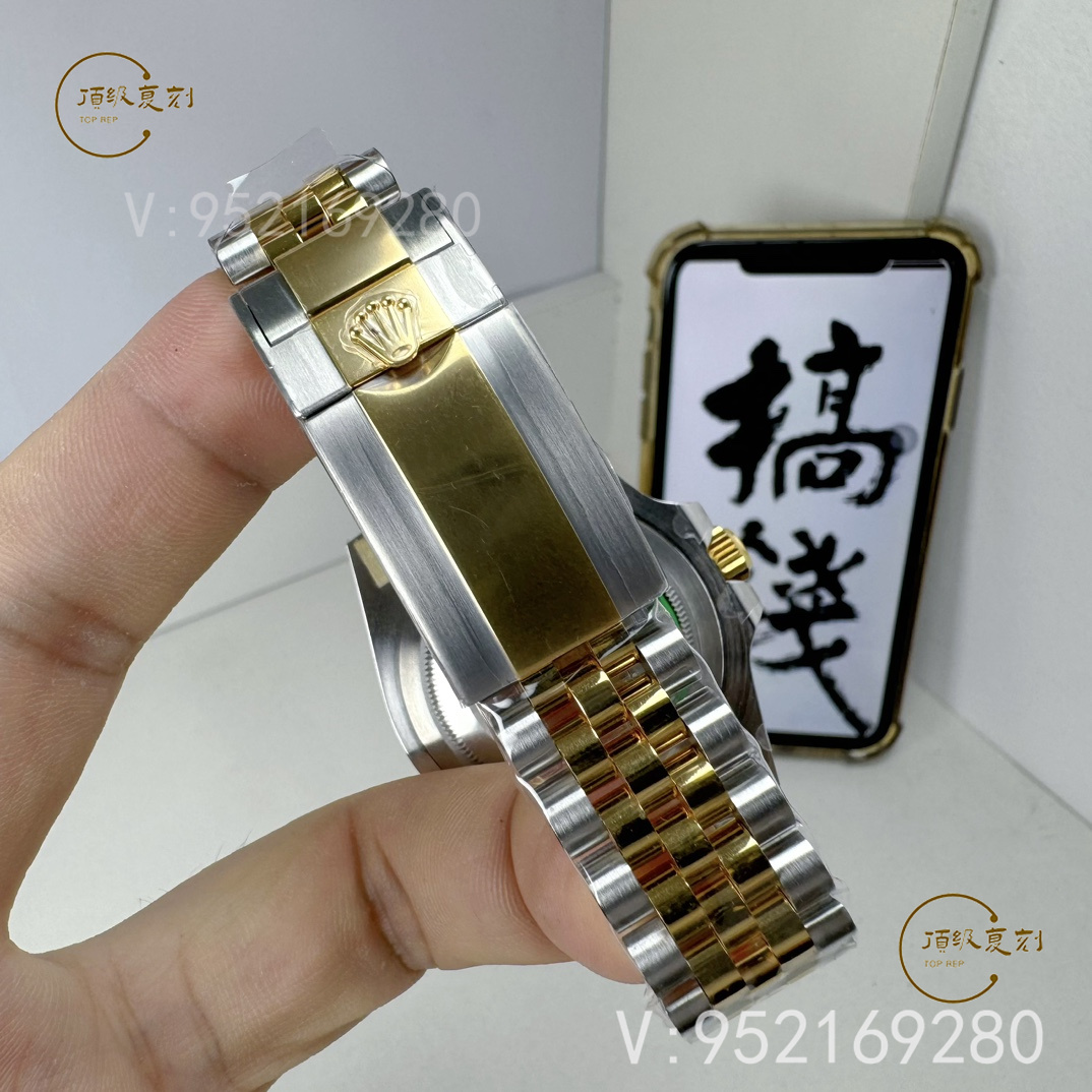 ARF廠新品勞力士配重版格林尼治間金皮蛋圈126713重量多少-復(fù)刻表