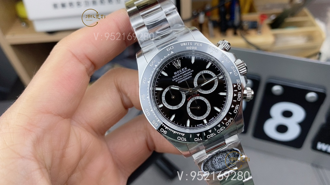 C廠Clean廠勞力士4131機(jī)芯黑陶迪126500(黑熊貓迪)深度解析-復(fù)刻表