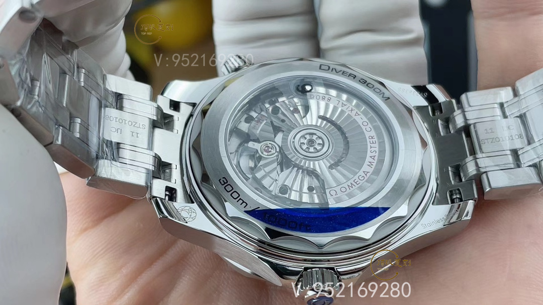 VS廠歐米茄海馬300復刻表深度測評：工藝與細節的卓越展現-復刻表