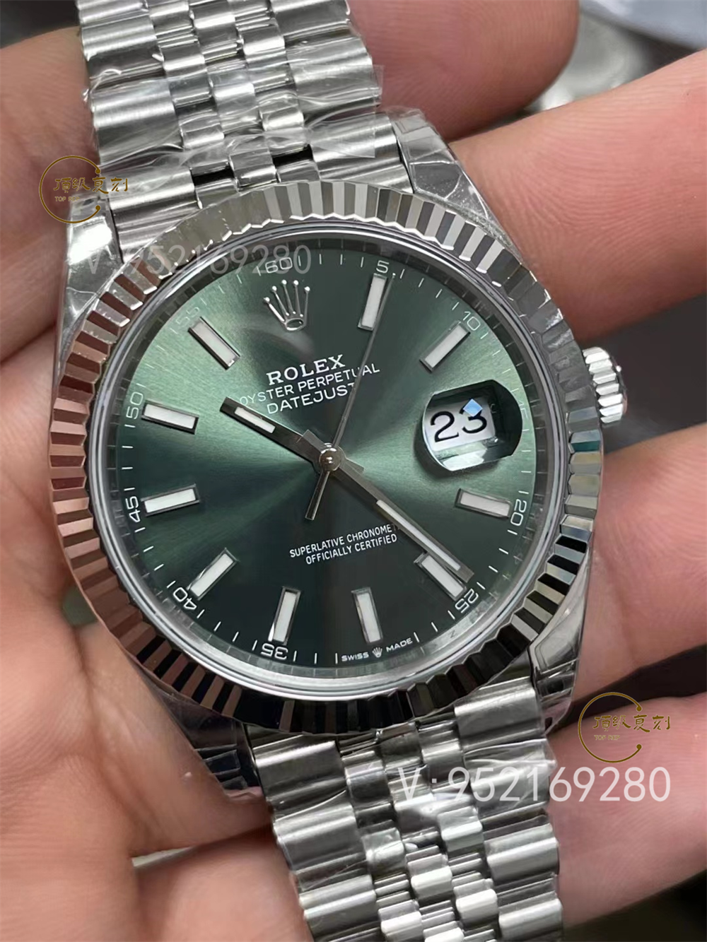 VS廠勞力士日志型薄荷綠盤3235評測：清新色彩與精湛工藝的結合-復刻表