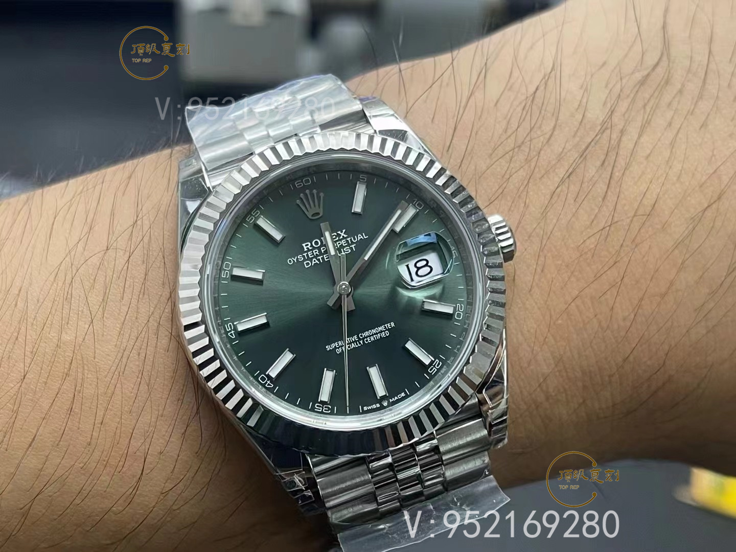 VS廠勞力士日志系列3235薄荷綠腕表：色彩與工藝的雙重革新-復刻表