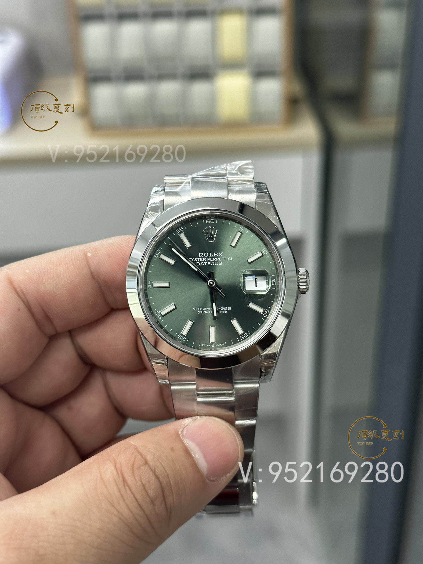 VS廠勞力士日志系列3235薄荷綠腕表：色彩與工藝的雙重革新-復刻表