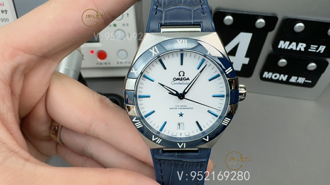 VS廠歐米茄第五代星座藍圈白面腕表：精致復刻與性能評測-復刻表