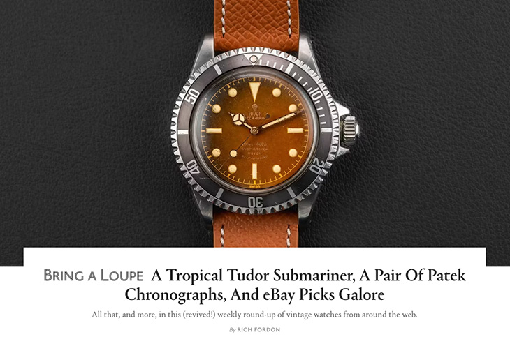 Hodinkee創(chuàng)辦人發(fā)文，鐘表媒體平臺在這個時代的生存之道有解嗎？-復(fù)刻表