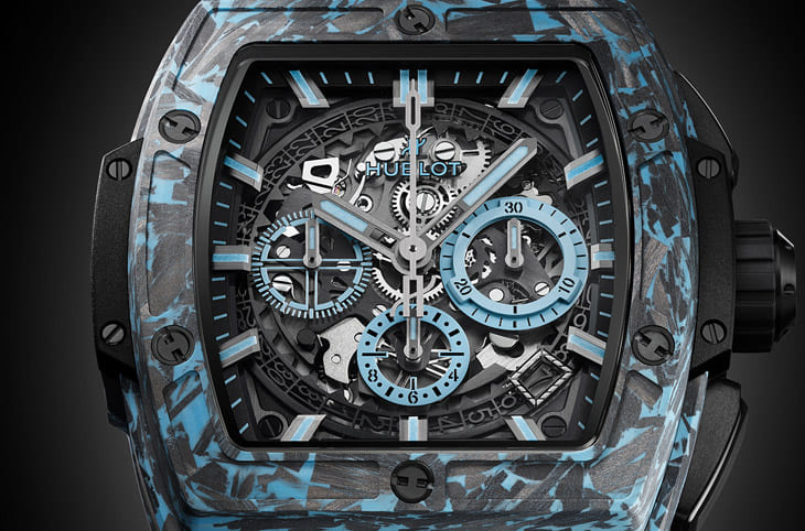 宇舶全新Spirit of Big Bang計時碼表：迷彩藍碳纖維夏日獻禮-復刻表