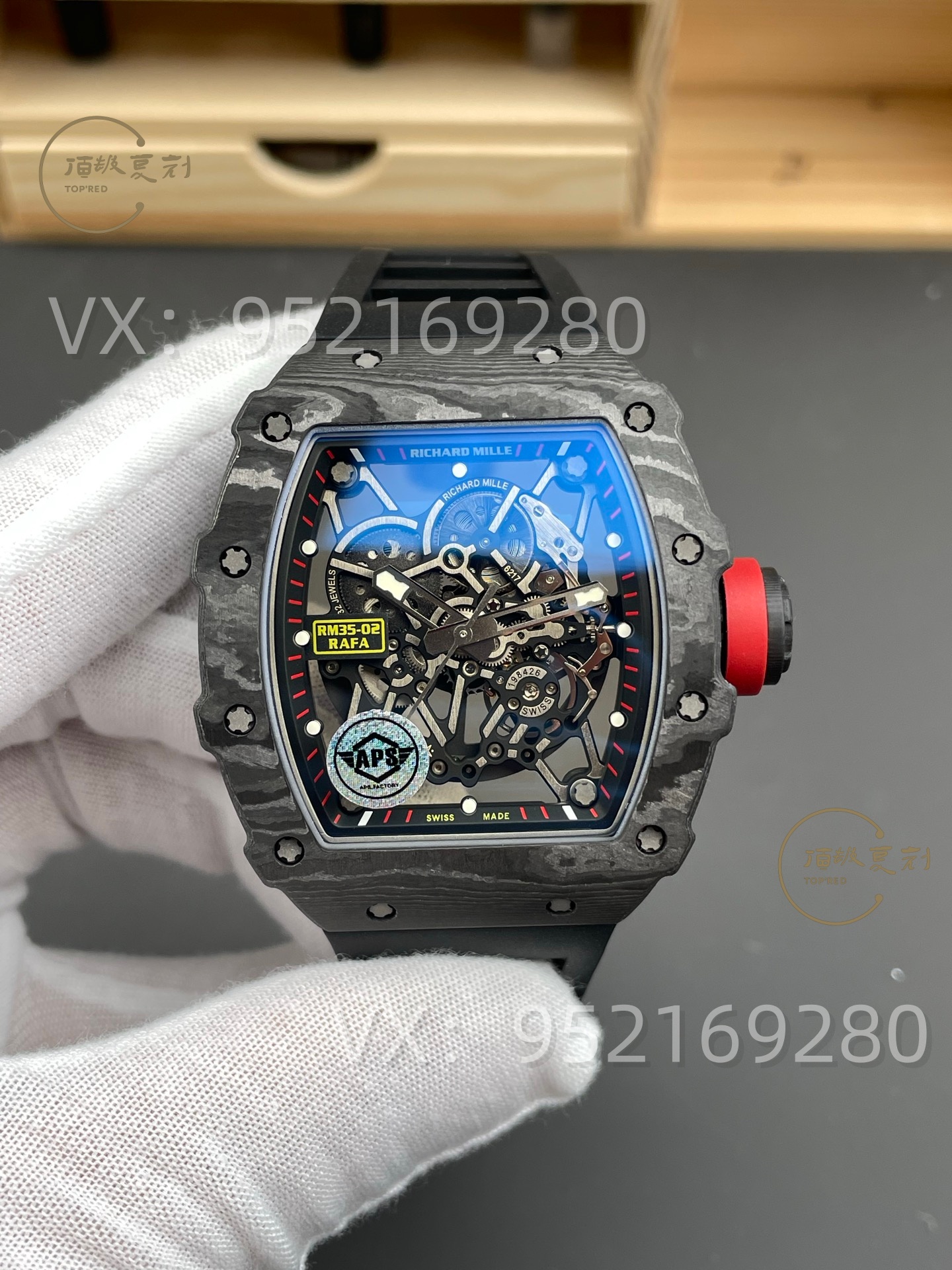 APS廠復(fù)刻理查德米勒RM32-02碳纖維腕表評測，丹東IMAL1一體機(jī)芯-復(fù)刻表